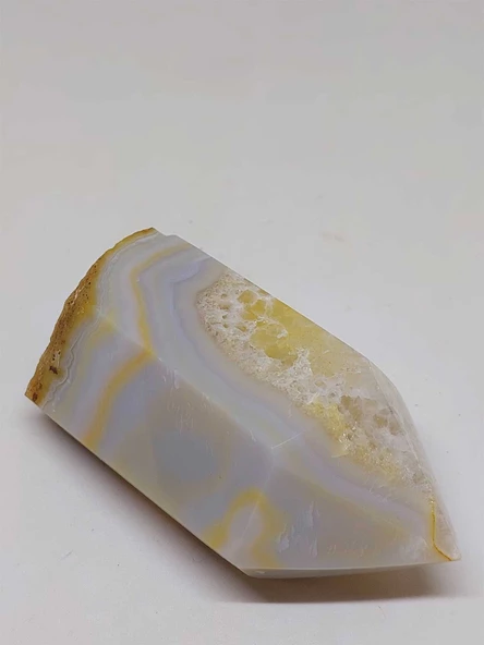 Kalsedon & Akik Druze Taşı Koleksiyonluk Piramit Uçlu (52996) - Resim 7