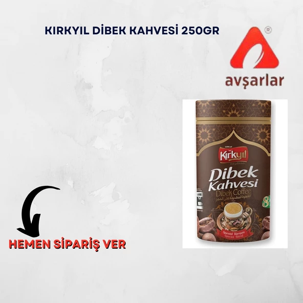 Kırkyıl Dibek Kahvesi 250 gr Silindir Kutu