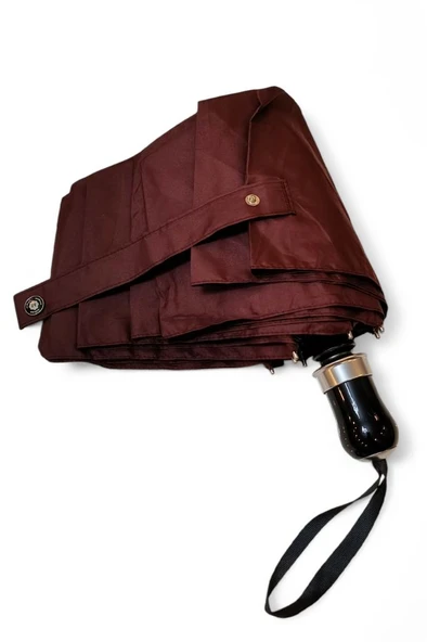 Tam Otomatik Unisex Şemsiye 30 Cm Boy 100 Cm Çap Tek Düğme Açma Kapama Full Otomatik 8 Telli - 3