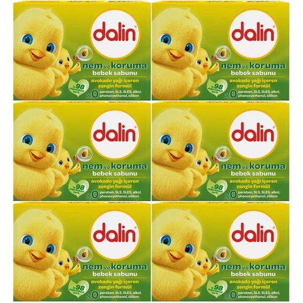 Dalin Bebek Sabunu 100GR Avakadolu (6 Lı Set) - 1
