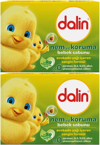 Dalin Bebek Sabunu 100GR Avakadolu (2 Li Set)
