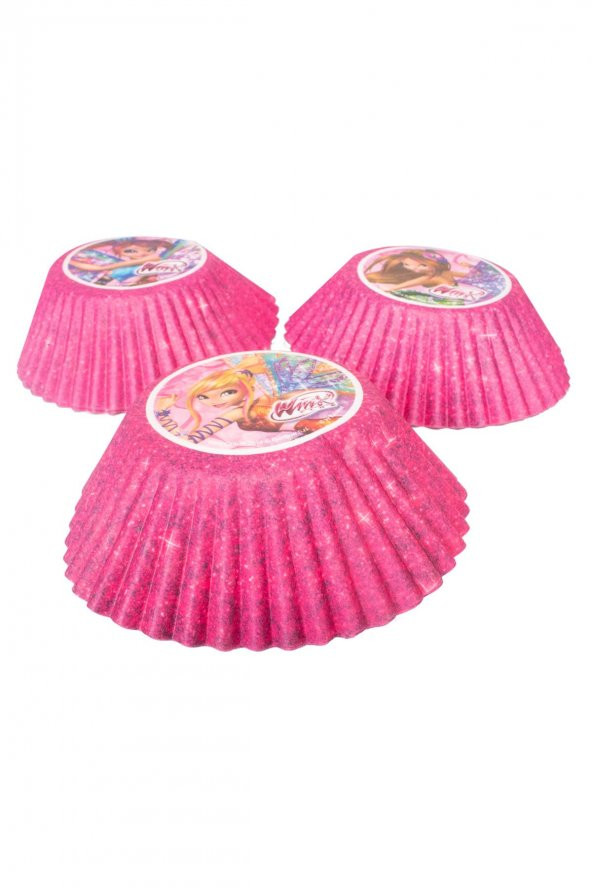 Winx Club Cupcake Muffin Kek Kağıt Kapsüllü 24 Adet - 2
