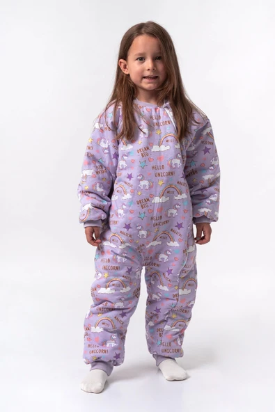 Unicorn Çocuk Uyku Tulumu Mor - 2
