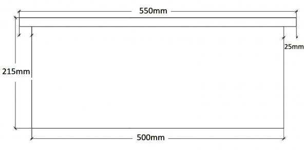 Granmod Granas Kare Siyah 55x50cm Gömme/tezgah Üstü Granit Evye - 3