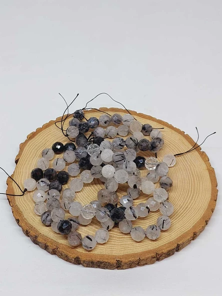 Rutil Kuvars Taşı Royal Quality Faset Kesim Dizi 10mm (52926) - Resim 3