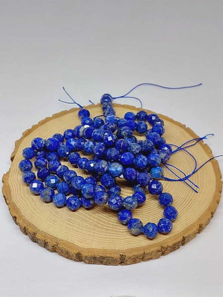 Lapis Taşı Royal Quality Faset Kesim Dizi 10mm (52924) - Resim 3