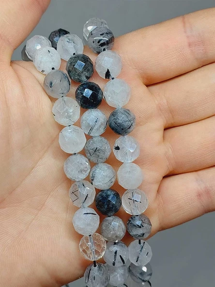 Rutil Kuvars Taşı Royal Quality Faset Kesim Dizi 10mm (52926) ürün görseli