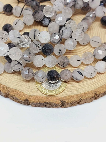 Rutil Kuvars Taşı Royal Quality Faset Kesim Dizi 10mm (52926) - Resim 2