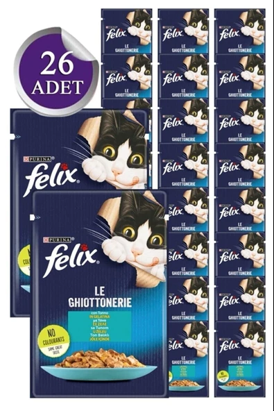 Ton Balıklı Yetişkin Kedi Yaş Maması 26 X 85 gr - 2