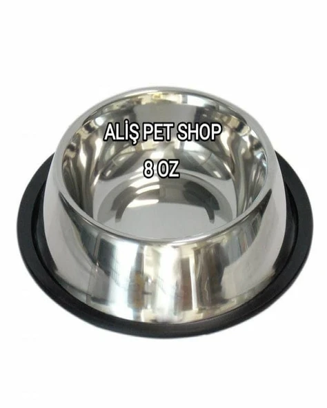 Çelik Mama Kabı 8 Oz ürün görseli