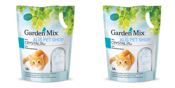 Gardenmıx Slıca Kedi Kumu 1.4 Kg - 3.8 L X 2 ADET - 1