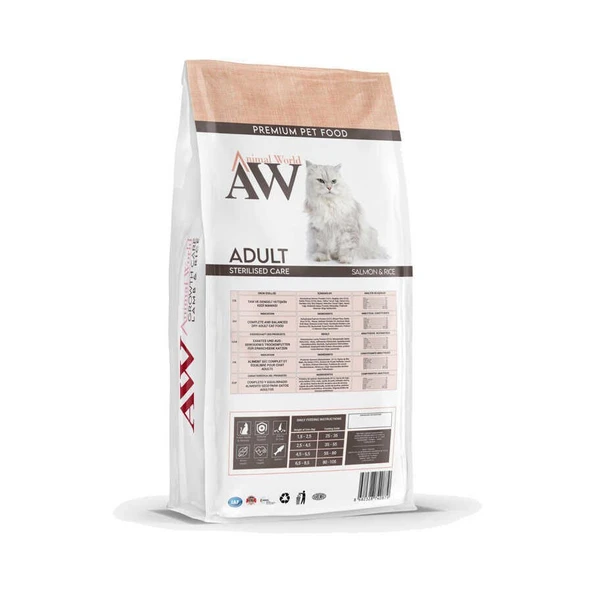 Sterilised Somonlu Kısırlaştırılmış Kedi Maması 15 Kg - 2