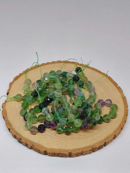 Florit Taşı Royal Quality Faset Kesim Dizi 10mm (52920) - Resim 2