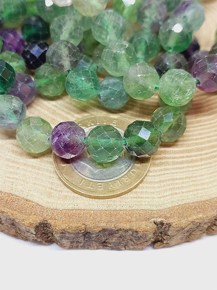 Florit Taşı Royal Quality Faset Kesim Dizi 10mm (52920) - Resim 3