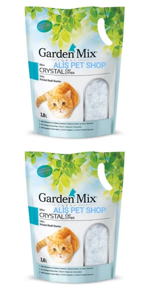 Gardenmıx Slıca Kedi Kumu 1.4 Kg - 3.8 L X 2 ADET - 2