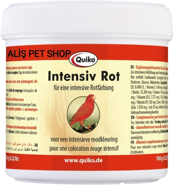 İntensive Ret Kırmızı Renk Boyası 100gr (Orjinal paket)