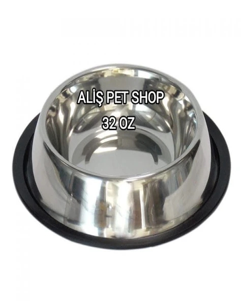 Çelik Mama Kabı 32 Oz