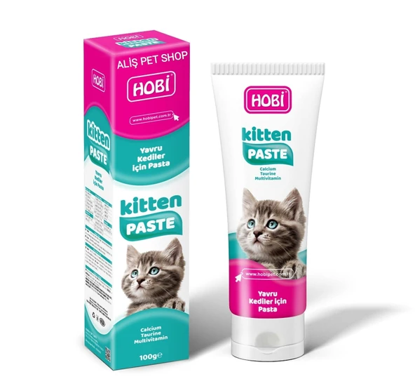 Hobi Kitten Paste Yavru Kediler İçin Multivitamin Pastası 100gr x 12 Adet - 2