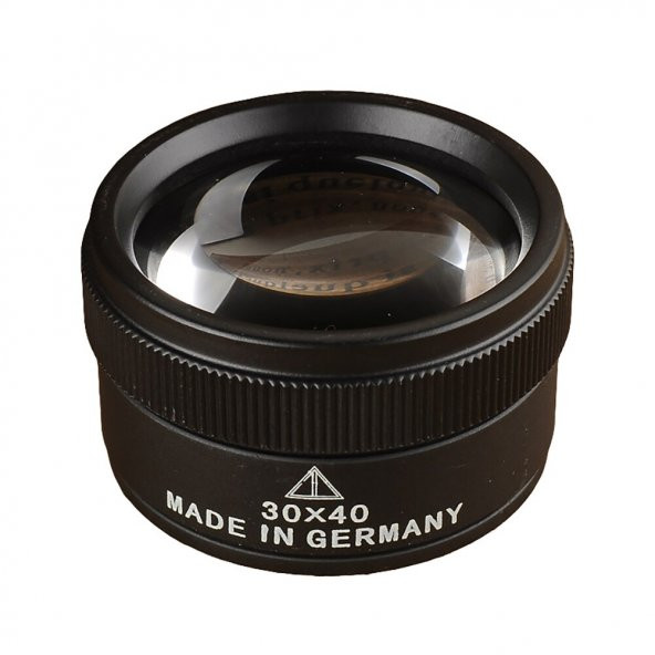 El Tipi 2 Optik Mercekli çok Kaliteli 30x40mm SİYAH Büyüteç (Made In Germany) - 3