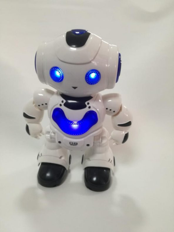 Farbu Oyuncak Uzaktan Kumandalı Işıklı Müzikli Dans Eden Akıllı Robot  Mavi A7367-J608-2