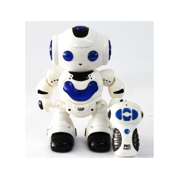 Farbu Oyuncak Uzaktan Kumandalı Işıklı Müzikli Dans Eden Akıllı Robot  Mavi A7367-J608-2 - 2