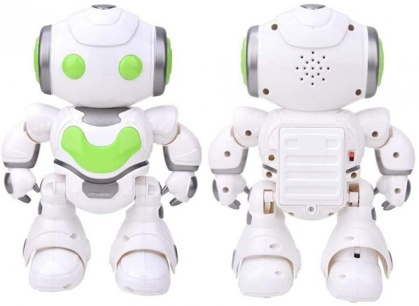 Farbu Oyuncak Uzaktan Kumandalı Işıklı Müzikli Dans Eden Akıllı Robot Yeşil A7367-J608-2 - 3