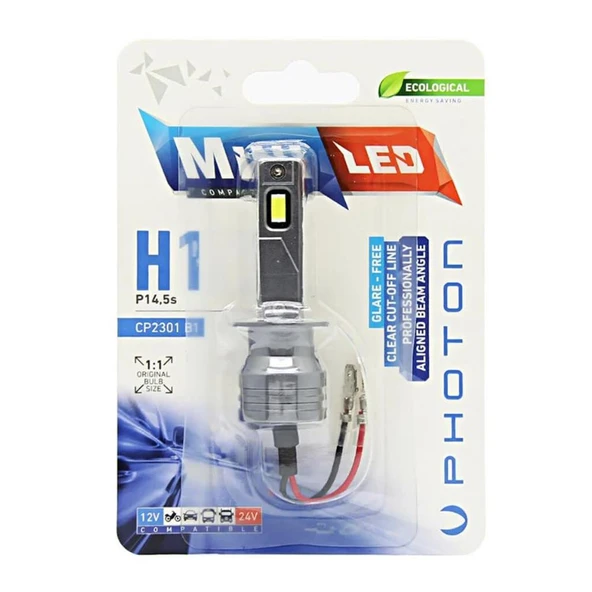 PHOTON MINI H1 12-24V COMPACT LED (TEKLİ BLİSTER) CP2301 B1 ürün görseli 1