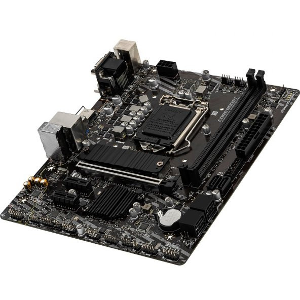MSI B460M PRO DDR4 M2 PCIe NVME HDMI DVI PCIe 16X v3.0 1200p mATX - 3