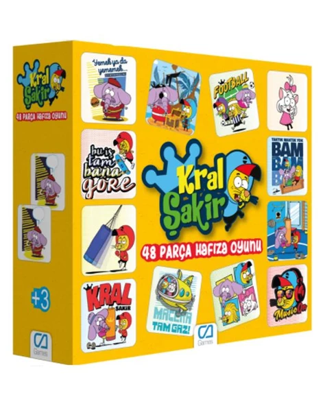 Ca Kral Şakir 48 Parça Hafıza Oyunu 5112