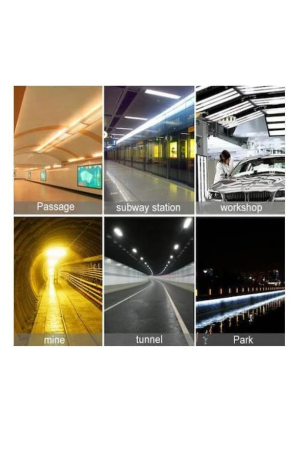 Philips 40W Suya Dayanıklı Dolap Altı Led Bant Armatür PoliKarbon Kasalı Gün Işığı120 Cm - 8