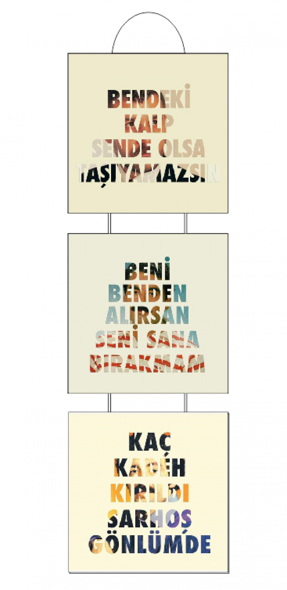 3 lü Tablo Seti - 1