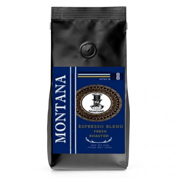 Montana Espresso Blend Fresh Roasted Çekirdek Kahve 1 Kg