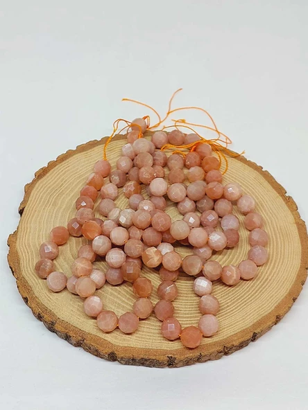 Güneş Taşı Royal Quality Faset Kesim Dizi 10mm (52912) - Resim 3