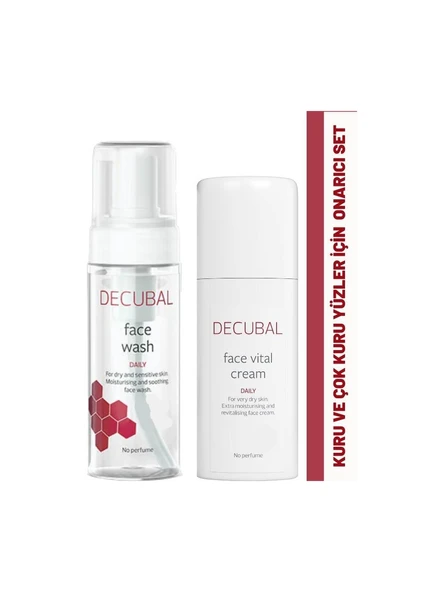 Decubal Kuru ve Çok Kuru Yüzler İçin Onarıcı Bakım Seti ürün görseli