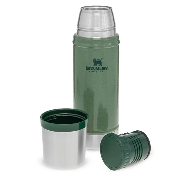 Stanley Legendary Klasik Vakumlu Paslanmaz Çelik Termos 0.47 LT(16 OZ) - Hammertone Green - 2