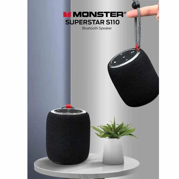 Monster Superstar S110 Tasinabilir Kablosuz Hoparlör 10W - 6