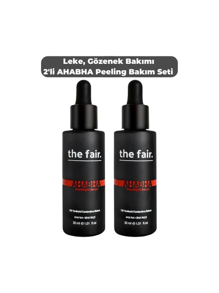 the fair. Leke, Gözenek Bakımı 2'li AHABHA Peeling Bakım Seti ürün görseli 1