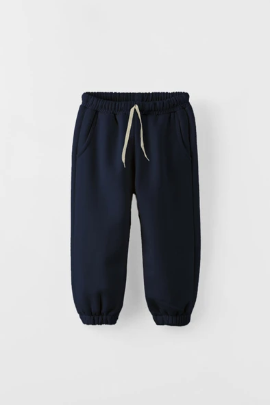 Pamuklu Jogger Şardonlu 3 iplik Eşofman Alt MNK0645 - Resim 10