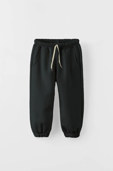 Pamuklu Jogger Şardonlu 3 iplik Eşofman Alt MNK0645 - Resim 6