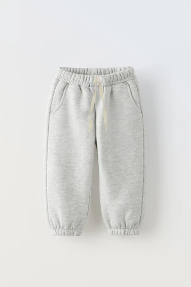 Pamuklu Jogger Şardonlu 3 iplik Eşofman Alt MNK0645 - Resim 4