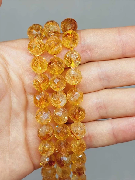 Sitrin Taşı Royal Quality Faset Kesim Dizi 10mm (52898) ürün görseli