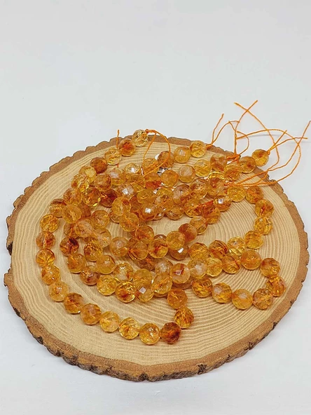 Sitrin Taşı Royal Quality Faset Kesim Dizi 10mm (52898) - Resim 2