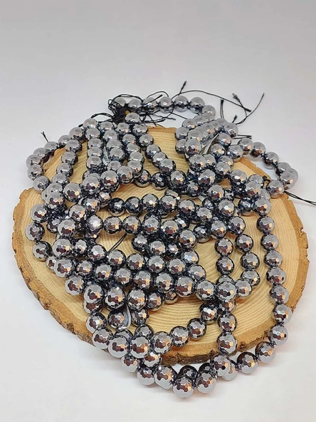 Terahertz Taşı Royal Quality Faset Kesim Dizi 10mm (52902) - Resim 3