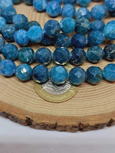 Apatit Taşı Royal Quality Faset Kesim Dizi 10mm (52896) - Resim 3