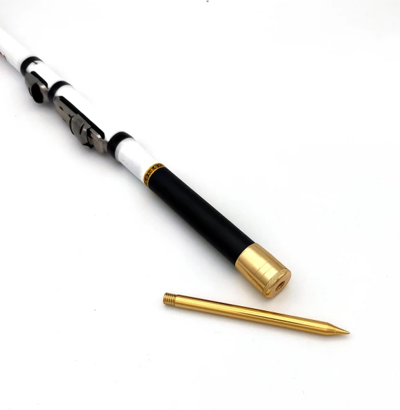 Valkyrie Kazıklı 3 Metre Karbon Fiber Balık Olta Kamış - 9 Boğum 9 Halka Teleskopik - - 3