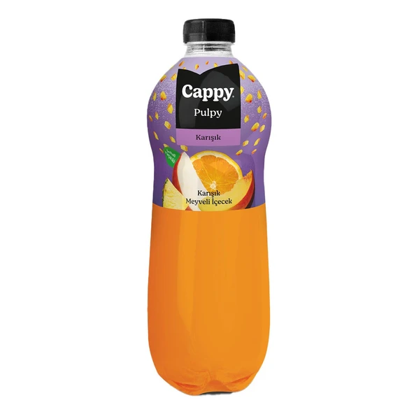 Cappy Pulpy Karışık Meyveli İçecek 1 Lt x 6 Adet - 3