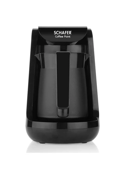 Schafer Coffee Point Türk Kahve Makinesi - Siyah - 600 W - 4 Fincan - Otomatik Kapanma