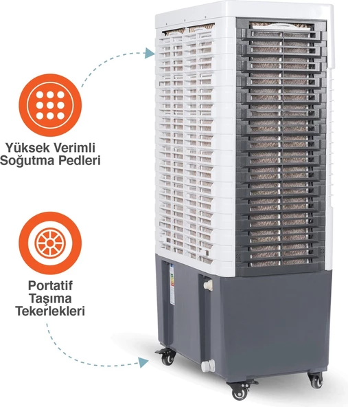 Kabel Salon Harmony Portatif Sulu Klima - 4