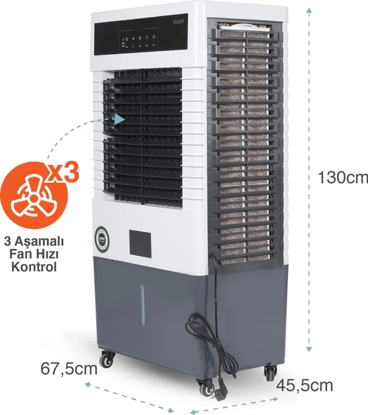 Kabel Salon Harmony Portatif Sulu Klima - 5