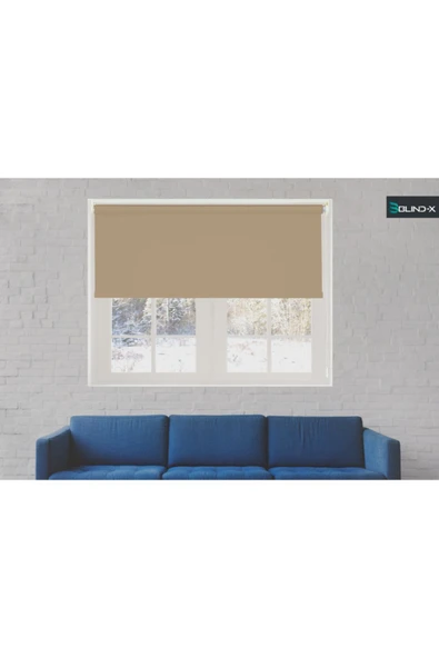 Blind-X Ithal Güneşlik Mat Stor Perde Kaliteli Salon Perdesi, Oturma Odası Perdesi, Yatak Odası Perdesi - 2